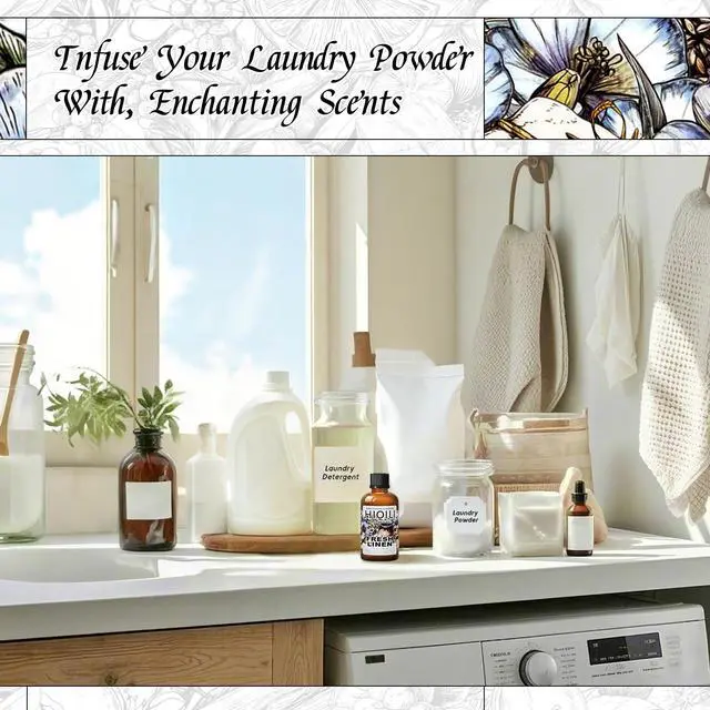 Alt view image 5 of 7 - Fresh Linen Fragrance Oil for Laundry, Add to Dryer Balls - 1 Fl Oz