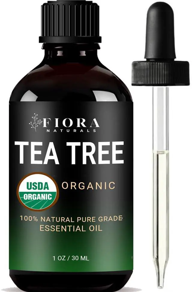Main image of Tea Tree Oil, 100% Pure Organic Tea Tree Essential Oil 1 oz