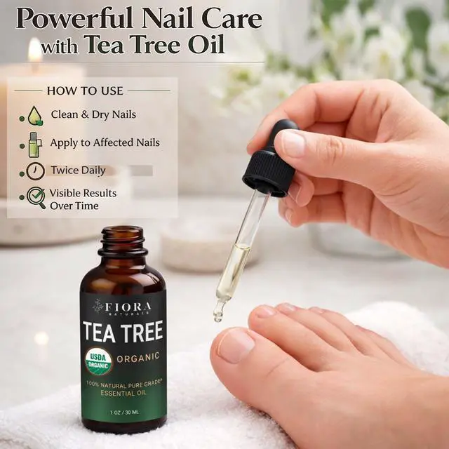 Alt view image 4 of 6 - Tea Tree Oil, 100% Pure Organic Tea Tree Essential Oil 1 oz