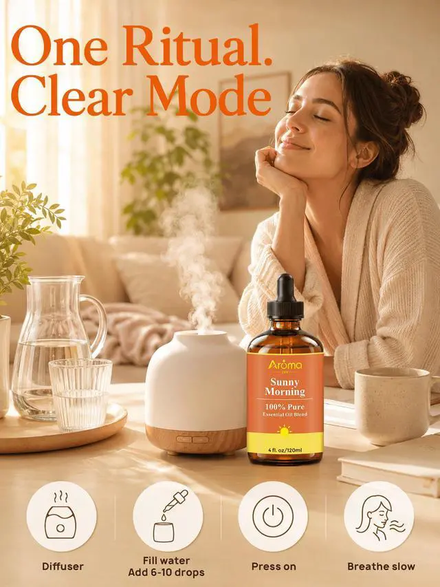 Alt view image 3 of 7 - 100% Pure Essential Oil Blends - Sunny Morning