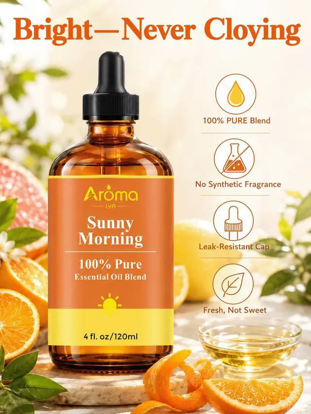 Alt view image 5 of 7 - 100% Pure Essential Oil Blends - Sunny Morning