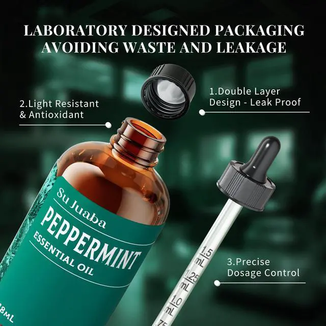 Alt view image 6 of 7 - Peppermint Oil for Hair, Diffuser, Aromatherapy, Air Freshener
