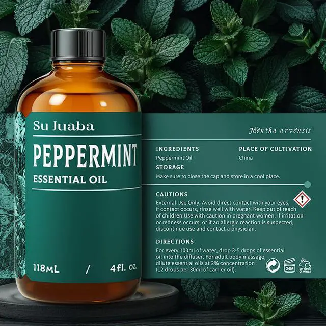Alt view image 7 of 7 - Peppermint Oil for Hair, Diffuser, Aromatherapy, Air Freshener