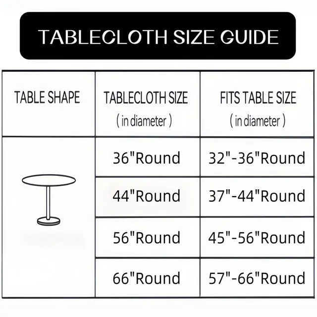 Alt view image 2 of 7 - Round Vinyl Fitted Tablecloth with Flannel Backing Elastic Edge Design Table Cover Waterproof Oil-Proof PVC Table Cloth Stain-Resistant Best for 37"-44" Round