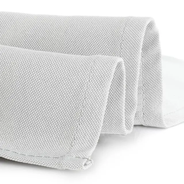 Alt view image 4 of 7 - Rectangle Tablecloth - 90 x 132 Inch White Table Cloth for 6 Foot Tables with Floor-Length Drop - Heavy Duty Washable Fabric for Holiday Party, Dinner, Weddings & Baby Shower