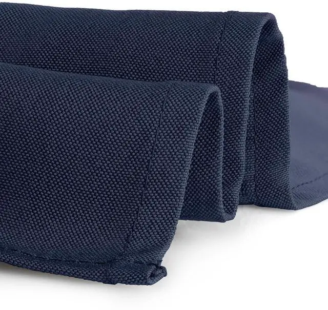 Alt view image 3 of 5 - Rectangle Tablecloth - 70 x 120 Inch Navy Blue Table Cloth for 6 or 8 Foot Rectangle Tables - Heavy Duty Washable Fabric - for Holiday Party, Dinner, Weddings, Baby Shower & Events