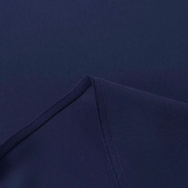 Alt view image 6 of 7 - Navy Blue Tablecloth 60 Inch Diameter for 20-48 Inch Tables