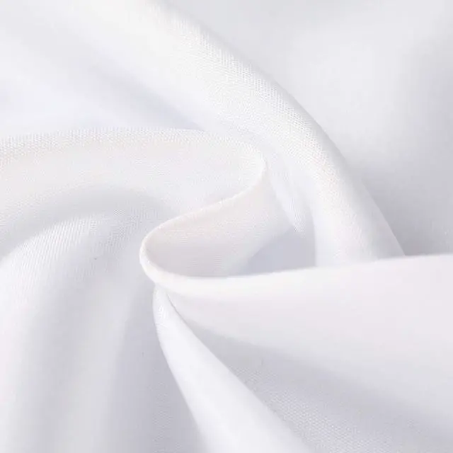 Alt view image 4 of 7 - 108 inch Round Tablecloth Washable Polyester Table Cloth Decorative Table Cover for Wedding Party Dining Banquet (108 inch,White)