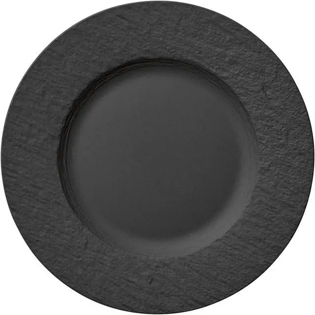 Main image of Manufacture Rock Dinner Plate, 10.5 in, Premium Porcelain, Black