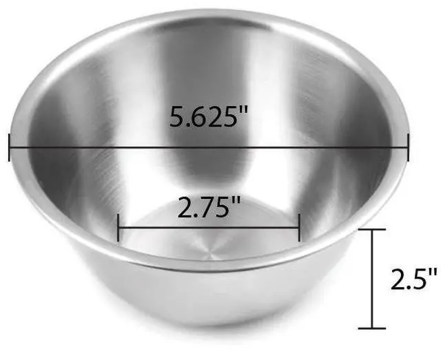 Alt view image 2 of 6 - Brands 1/2-Quart Stainless Steel Mixing Bowl, Silver