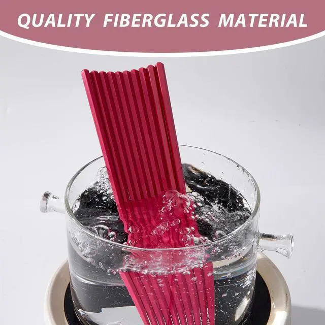 Alt view image 4 of 7 - 10 Pairs Reusable Fiberglass Chopsticks Non-Slip, Dishwasher Safe, 9.63inch