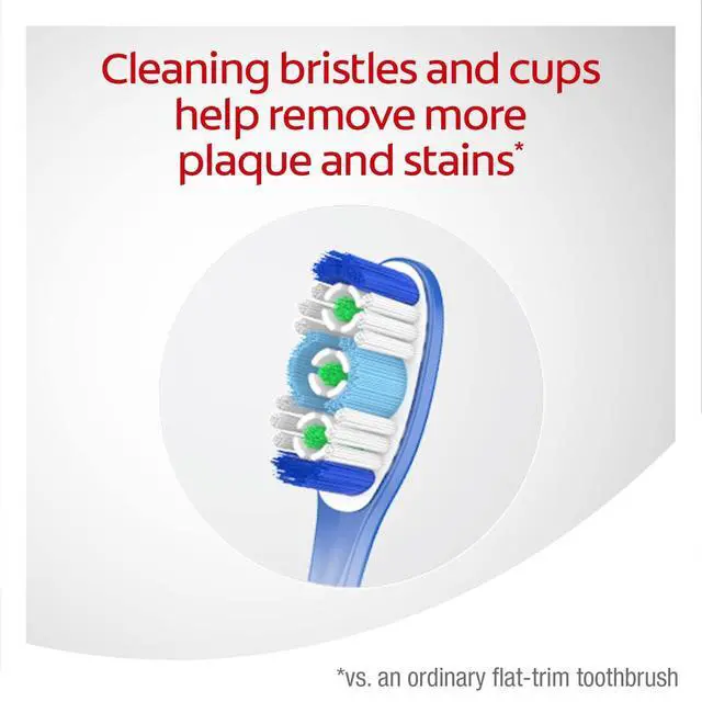 Alt view image 4 of 7 - 360 Adult Toothbrush, Medium (4 Count)