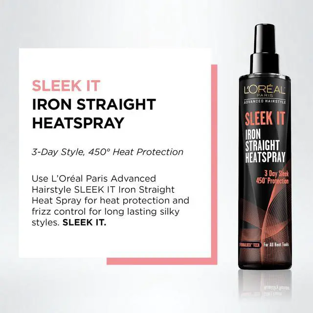 Alt view image 2 of 5 - Advanced Hairstyle Sleek It Iron Straight Heat Spray, 5.7 Ounce