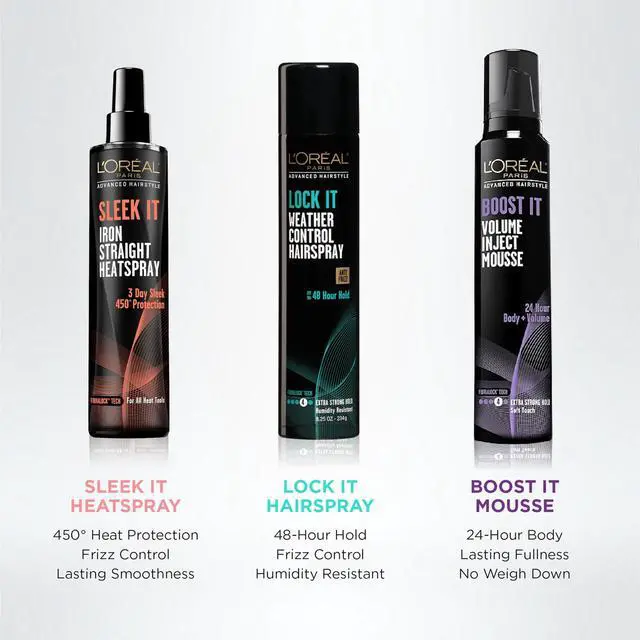 Alt view image 3 of 5 - Advanced Hairstyle Sleek It Iron Straight Heat Spray, 5.7 Ounce