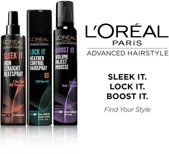 Alt view image 5 of 5 - Advanced Hairstyle Sleek It Iron Straight Heat Spray, 5.7 Ounce