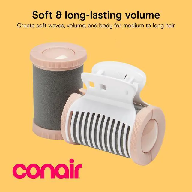 Alt view image 2 of 7 - Jumbo Hot Rollers, Medium to Long Hair, 5-Piece, White