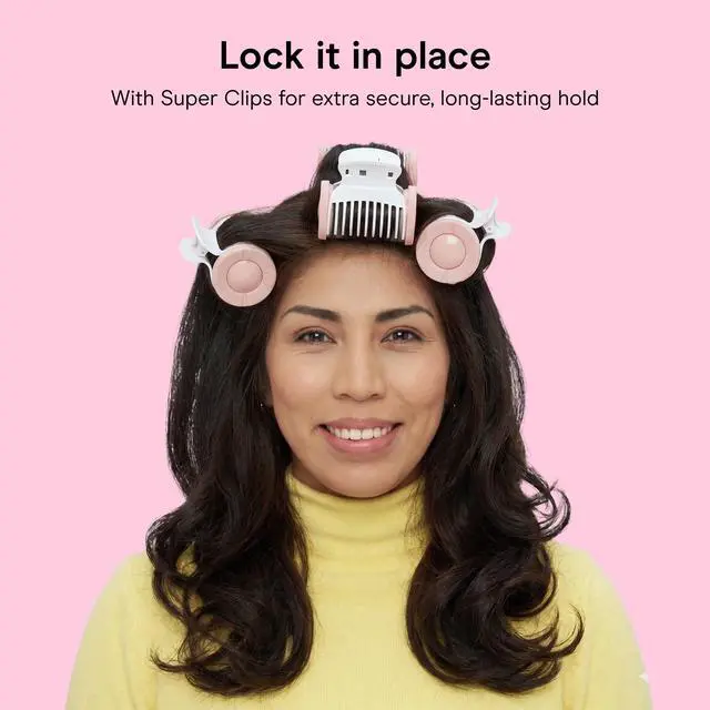 Alt view image 5 of 7 - Jumbo Hot Rollers, Medium to Long Hair, 5-Piece, White