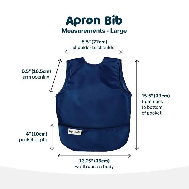 Alt view image 5 of 6 - Mess Proof Baby Bibs | 2 Pack Waterproof Toddler Bib for Eating | Baby Apron for Feeding, Machine Washable, Perfect Shower Gift (Sage Charcoal, 2-4Y)