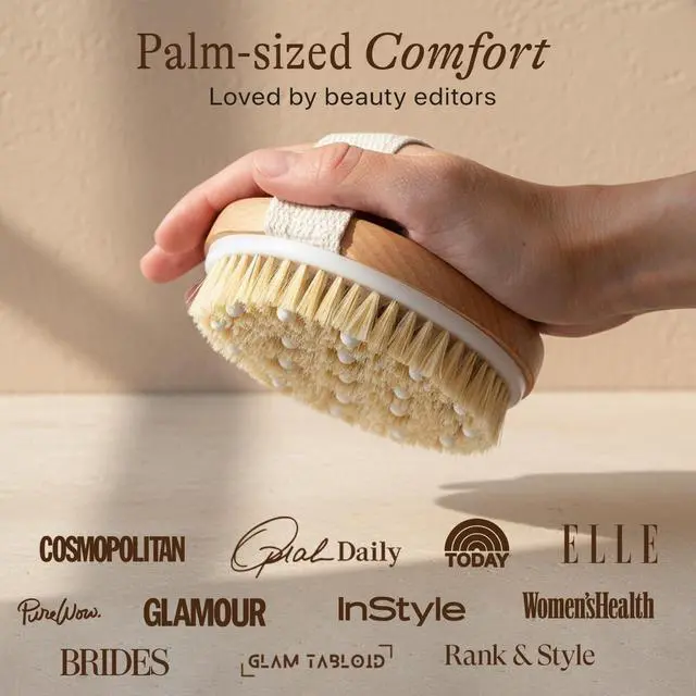 Alt view image 6 of 7 - Dry Brushing Body Brush for Lymphatic Drainage & Cellulite