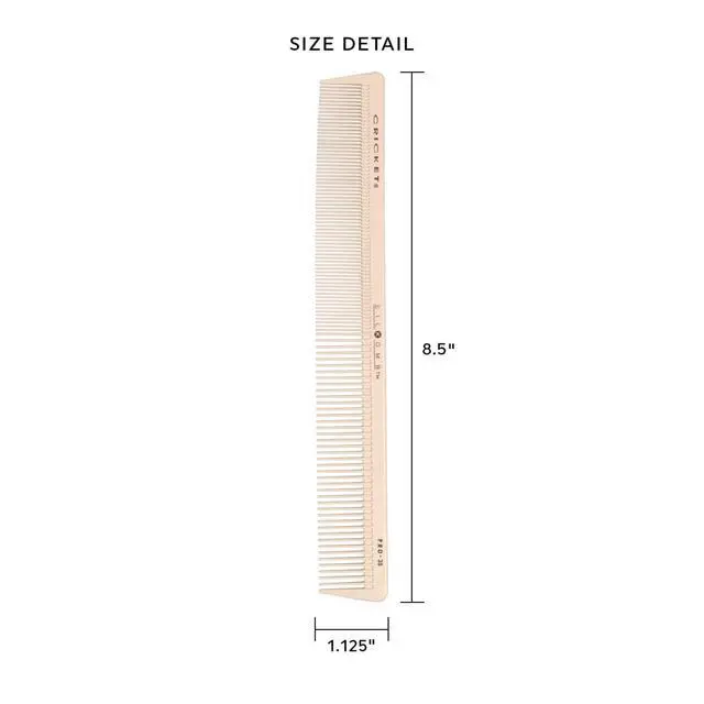 Alt view image 3 of 6 - Silkomb Pro-35 Extra Long Hair Cutting Comb - Silicone-Injected, Seamless Teeth with Dual Tooth Pattern for Precision Cutting, Styling, Ideal for All Hair Types