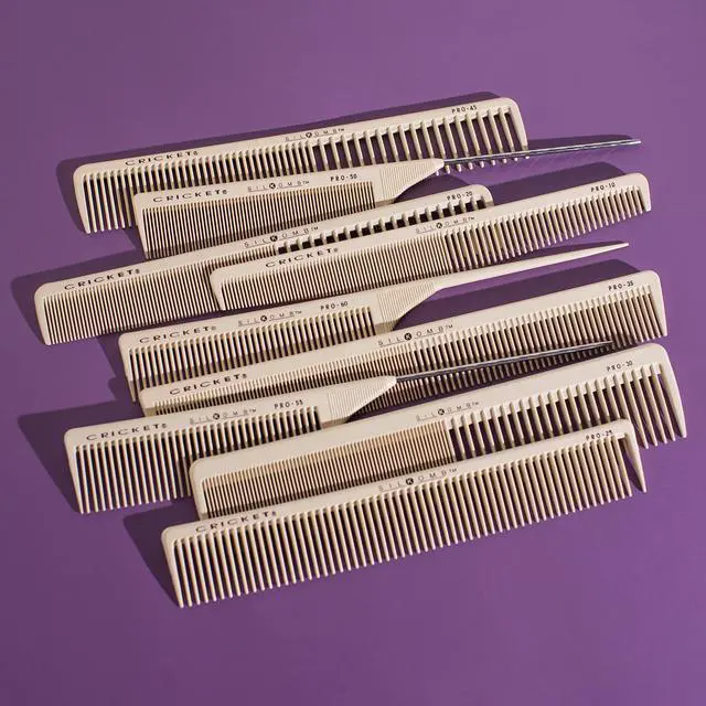 Alt view image 5 of 6 - Silkomb Pro-35 Extra Long Hair Cutting Comb - Silicone-Injected, Seamless Teeth with Dual Tooth Pattern for Precision Cutting, Styling, Ideal for All Hair Types