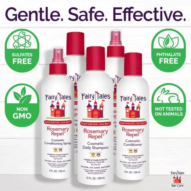 Alt view image 5 of 5 - Rosemary Repel Daily Kids Conditioning Spray Kids Like the Smell, Lice Do Not, 8 fl oz. (Pack of 1)