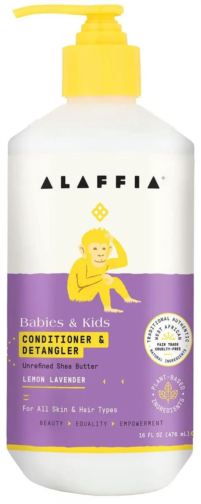 Main image of Kids Conditioner & Detangler, Lemon Lavender Moisturizing Shea Butter Hair Conditioner for Children, 16 Oz