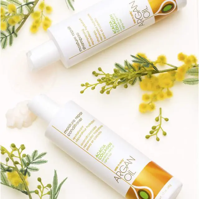 Alt view image 3 of 7 - Argan Oil Moisture Repair Conditioner, Helps Detangle and Smooth Damaged Hair Cuticle to Improve Structure, Improves Shine and Manageability, 12 Fl. Oz