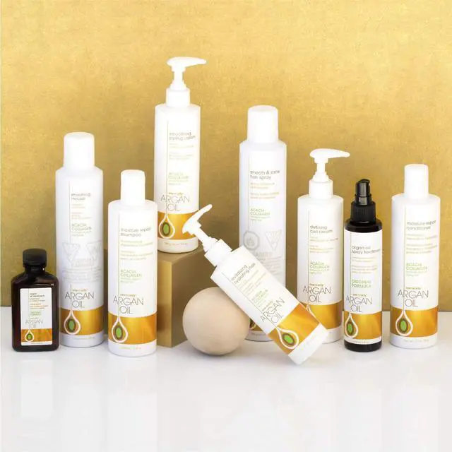 Alt view image 4 of 7 - Argan Oil Moisture Repair Conditioner, Helps Detangle and Smooth Damaged Hair Cuticle to Improve Structure, Improves Shine and Manageability, 12 Fl. Oz