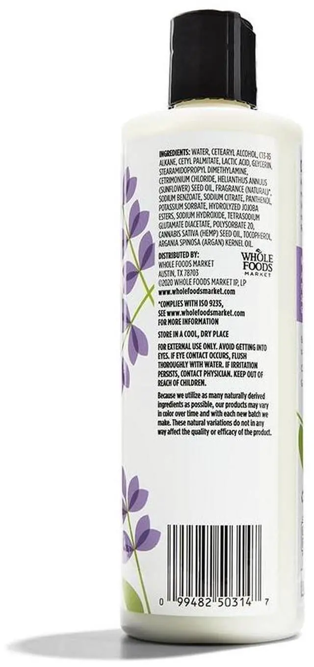 Alt view image 2 of 6 - Moisture & Shine Conditioner with Hemp Seed & Argan Oil, Lavender Scent, 16 Fl Oz