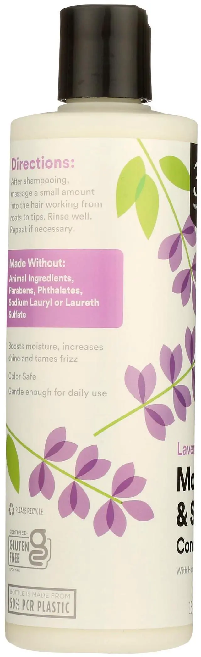 Alt view image 4 of 6 - Moisture & Shine Conditioner with Hemp Seed & Argan Oil, Lavender Scent, 16 Fl Oz