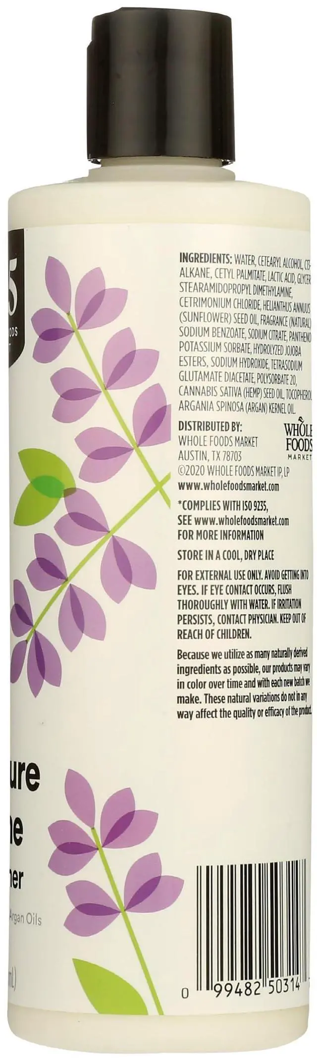 Alt view image 5 of 6 - Moisture & Shine Conditioner with Hemp Seed & Argan Oil, Lavender Scent, 16 Fl Oz