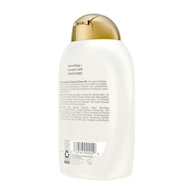 Alt view image 5 of 7 - Quenching + Coconut Curls Curl-Defining Conditioner, Nourishing Curly Hair Conditioner with Coconut /Citrus Oil & Honey, Paraben-Free with Sulfate-Free Surfactants, 13oz