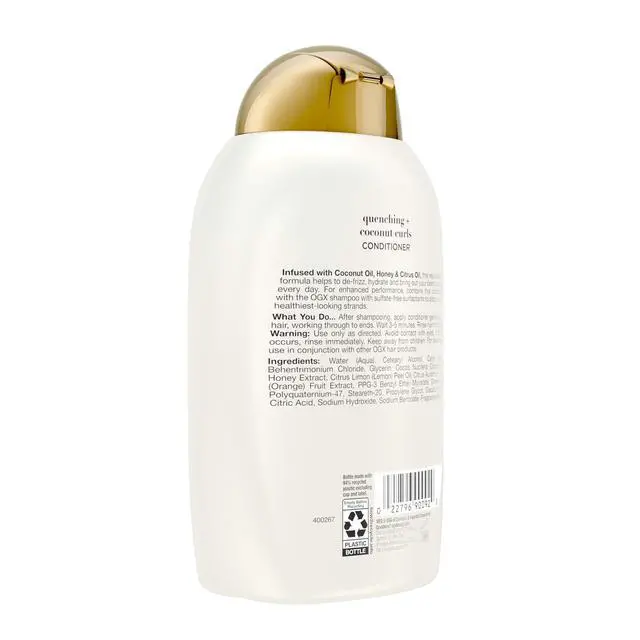 Alt view image 6 of 7 - Quenching + Coconut Curls Curl-Defining Conditioner, Nourishing Curly Hair Conditioner with Coconut /Citrus Oil & Honey, Paraben-Free with Sulfate-Free Surfactants, 13oz