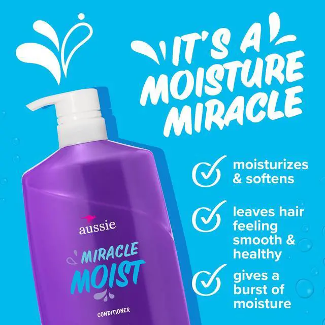 Alt view image 3 of 7 - Miracle Moist with Avocado & Jojoba Oil, Paraben Free Conditioner, 26.2 fl oz