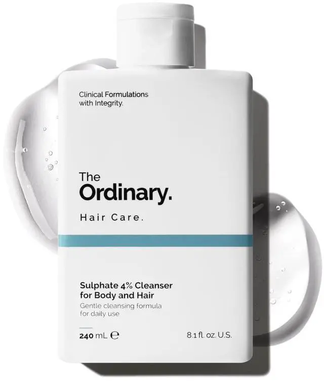 Main image of Sulphate 4% Cleanser for Body and Hair, Gentle Fragrance-Free Shampoo and Body Wash, 8.1 Fl Oz