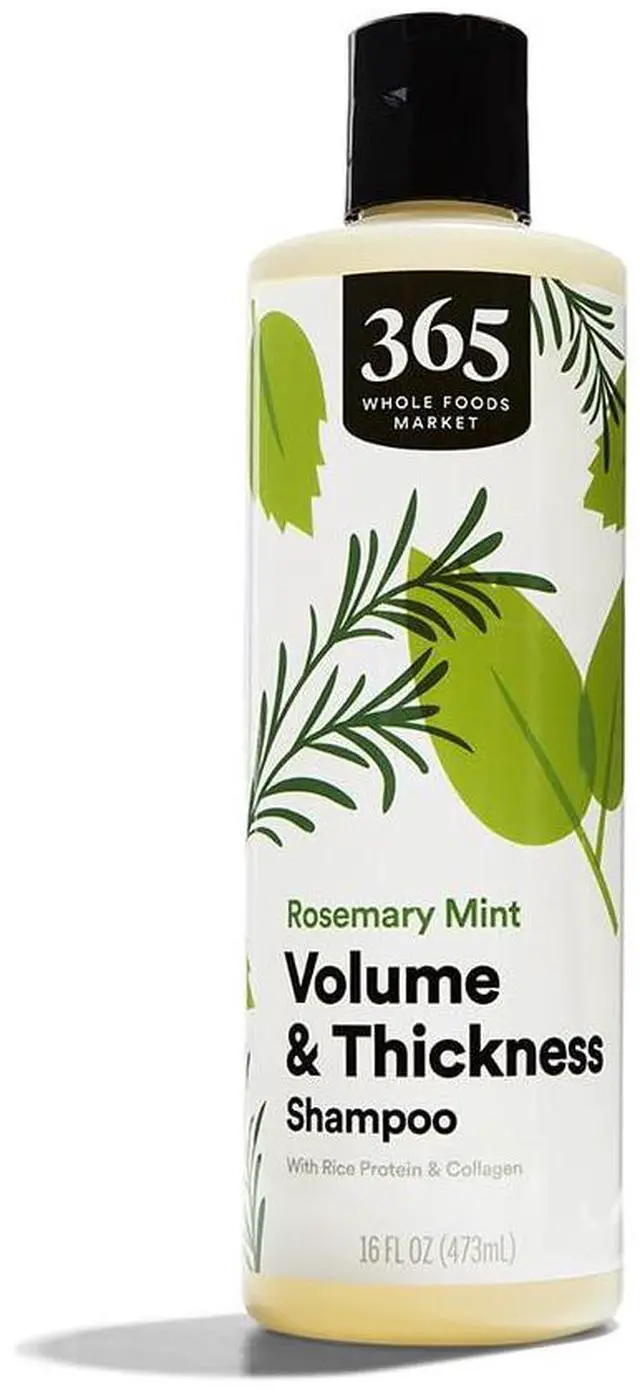 Main image of Volume & Thickness Shampoo with Rice Protein & Collagen, Rosemary Mint Scent, 16 Fl Oz