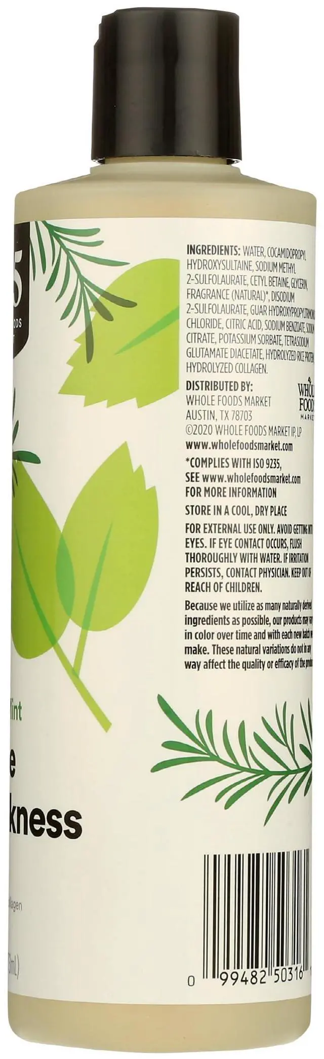 Alt view image 5 of 6 - Volume & Thickness Shampoo with Rice Protein & Collagen, Rosemary Mint Scent, 16 Fl Oz