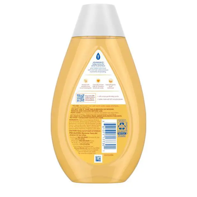 Alt view image 7 of 7 - Shampoo with Aloe Vera & Vitamin B5, Tear Free, Newborn Essentials, No added Parabens & Sulfates, Hypoallergenic, Baby Essentials, 13.6 fl. oz