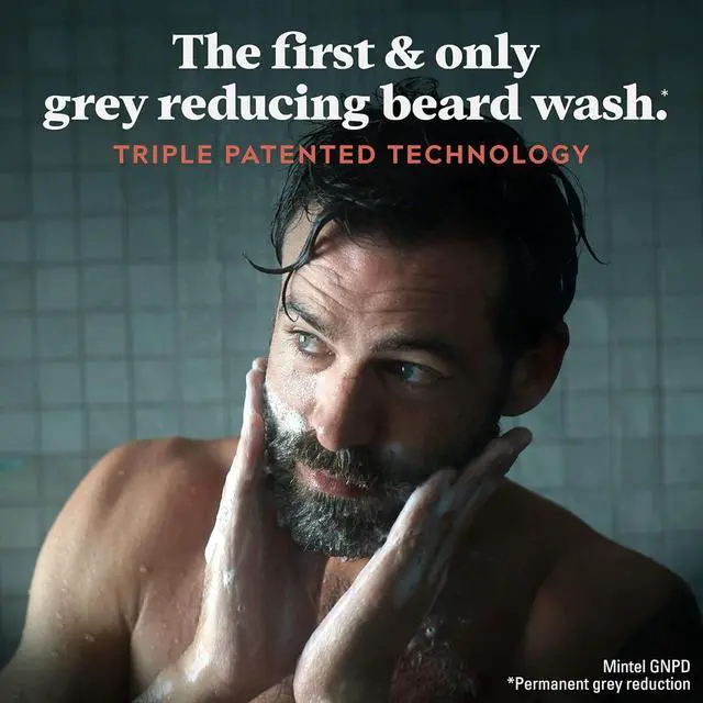 Alt view image 5 of 7 - Control GX Grey Reducing Beard Wash Shampoo with Keratin, Gradually Colors Mustache and Beard, Leaves Facial Hair Thicker Softer and Fuller, 4 Fl Oz - Pack of 1