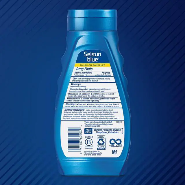 Alt view image 2 of 7 - Itchy Dry Scalp Anti-Dandruff Shampoo, 11 fl. oz., Extra-Hydrating Formula, Pyrithione Zinc 1%