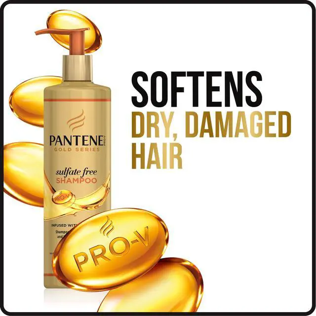 Alt view image 5 of 5 - Gold Series Argan Oil from ProV for Natural and Curly Textured Hair, Sulfate Free Shampoo, 8.5 Fl Oz
