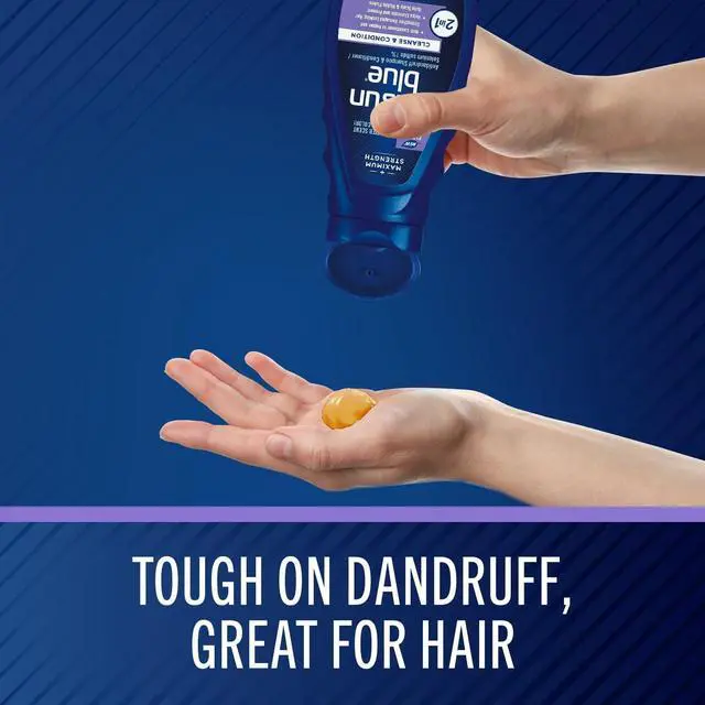 Alt view image 3 of 7 - 2-in-1 Antidandruff Shampoo & Conditioner, Maximum Strength 2-in-1 Treatment With Selenium Sulfide, 11 fl. oz.