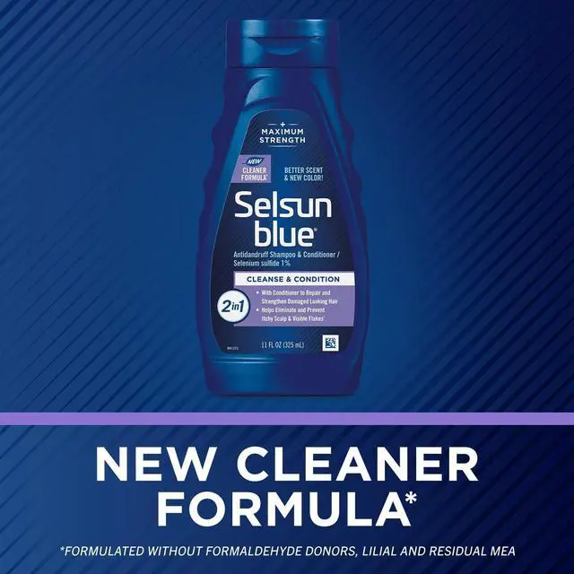 Alt view image 2 of 7 - 2-in-1 Antidandruff Shampoo & Conditioner, Maximum Strength 2-in-1 Treatment With Selenium Sulfide, 11 fl. oz.
