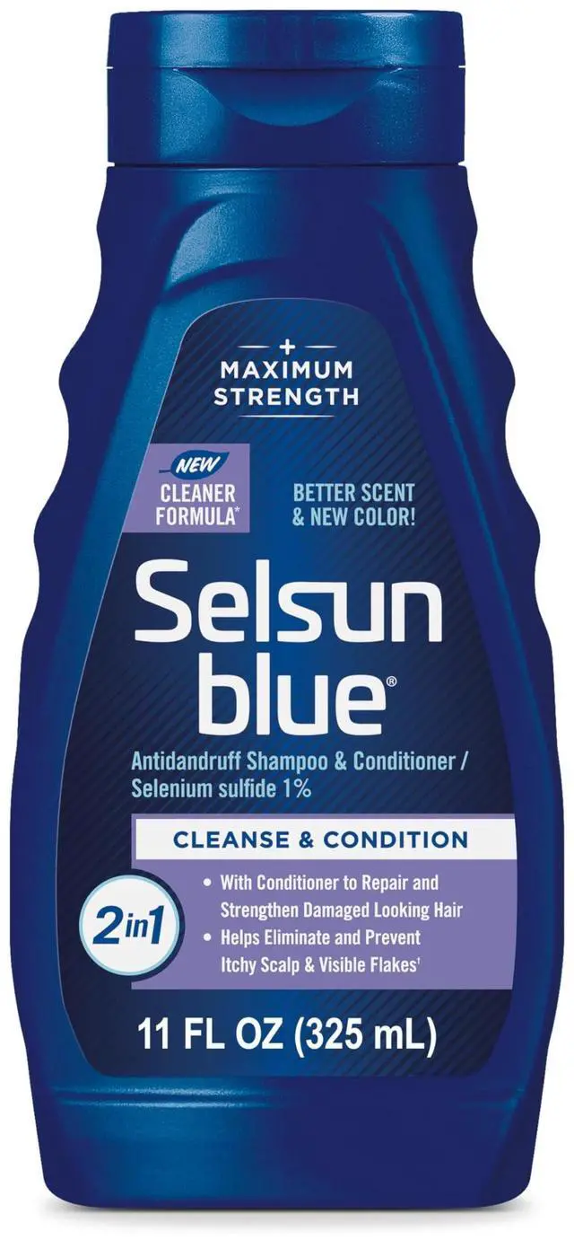Main image of 2-in-1 Antidandruff Shampoo & Conditioner, Maximum Strength 2-in-1 Treatment With Selenium Sulfide, 11 fl. oz.