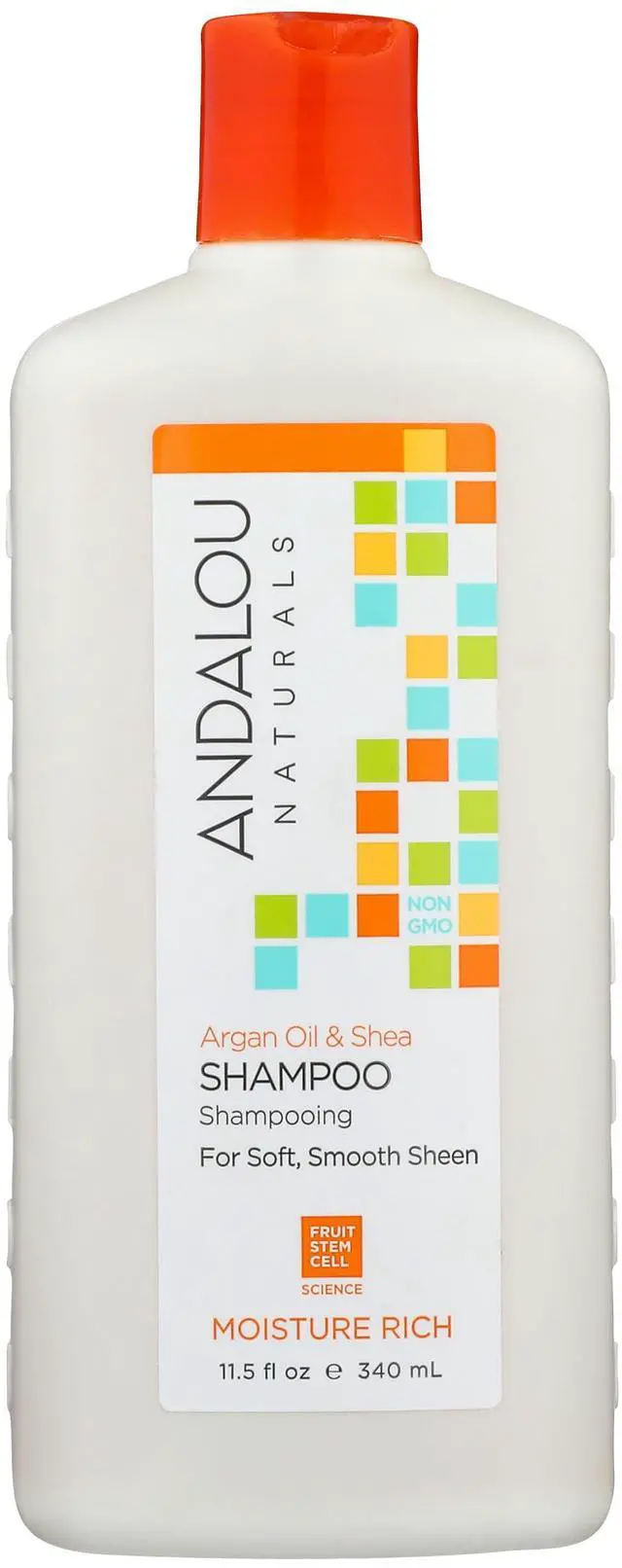 Main image of Argan Oil & Shea Moisture Rich Shampoo, Orange, 11.5 Ounce