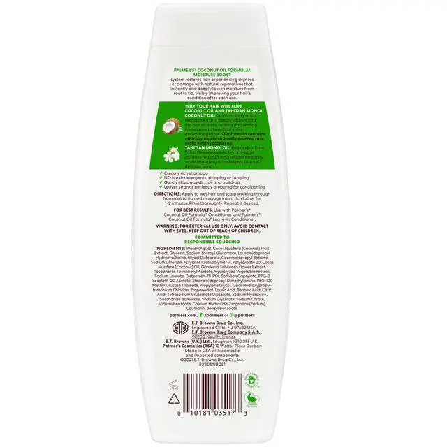Alt view image 2 of 2 - Coconut Oil Formula Moisture Boost Conditioning Shampoo, 13.5 fl. oz.