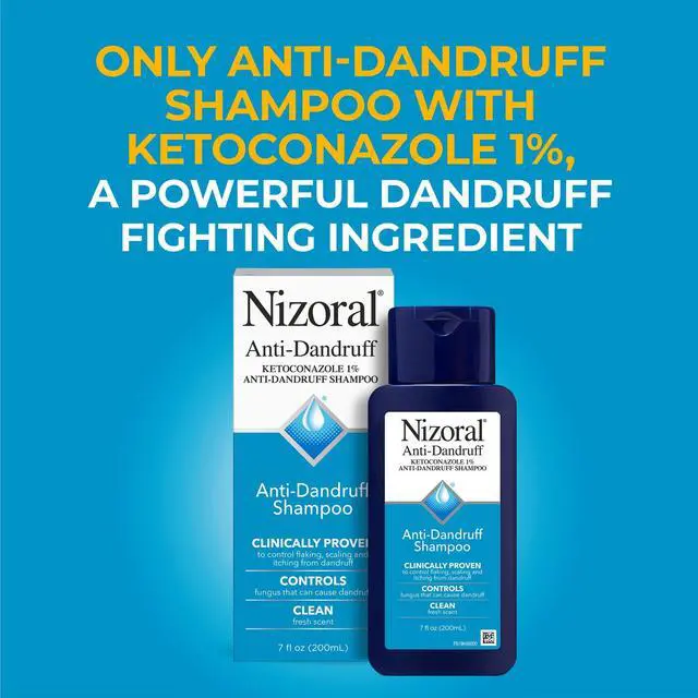 Alt view image 2 of 7 - Anti-Dandruff Shampoo with 1% Ketoconazole, Fresh Scent, 7 Fl Oz