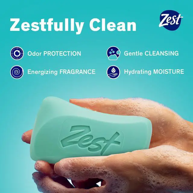 Alt view image 4 of 5 - 8-Bar Bath Size Soap, Aqua, 4 Ounce per bar, 8 bars, 32 Ounce