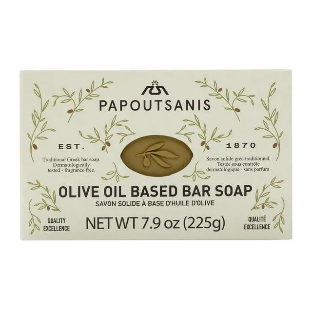 Alt view image 3 of 6 - Greek Olive Oil Based Soap Bar - Natural and Pure Plant-Based Castile Bar Soap - Unscented - Hypoallergenic - (New & Improved Formula infused with Coconut Oil) - 7.9oz Bars, Pack of 4